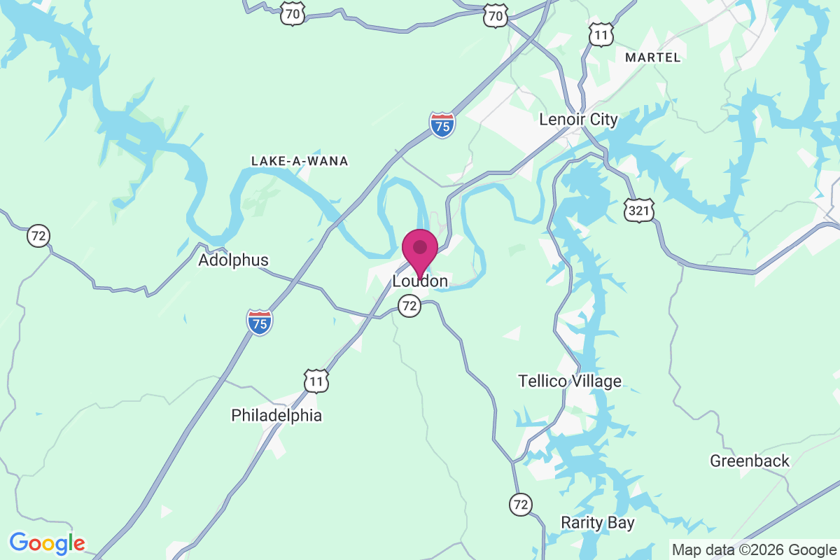 Loudon map