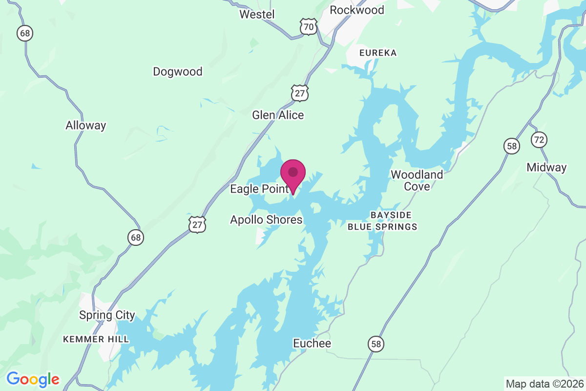 Eagle Point Cabin Area map