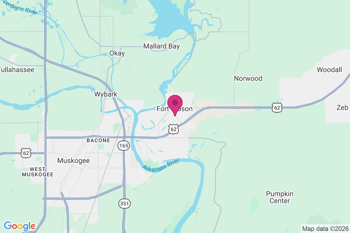 Fort Gibson map