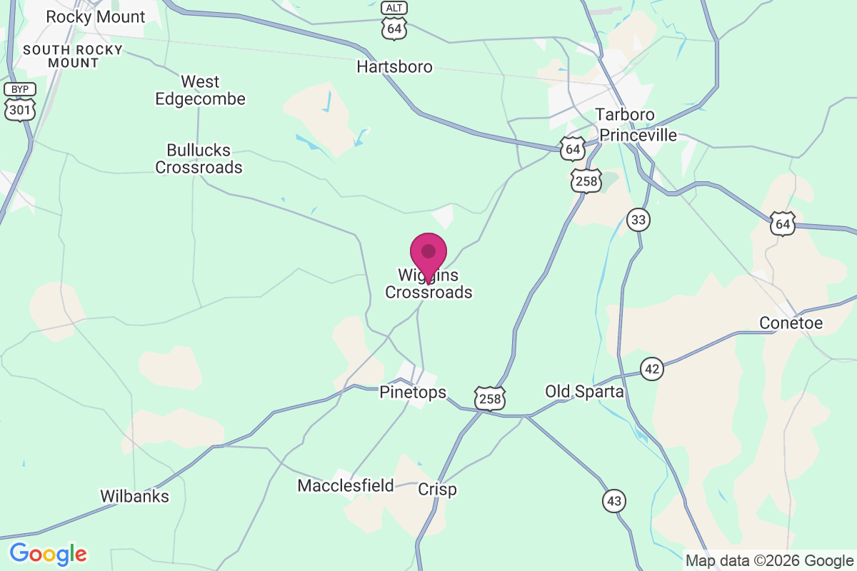 Wiggins Crossroads map