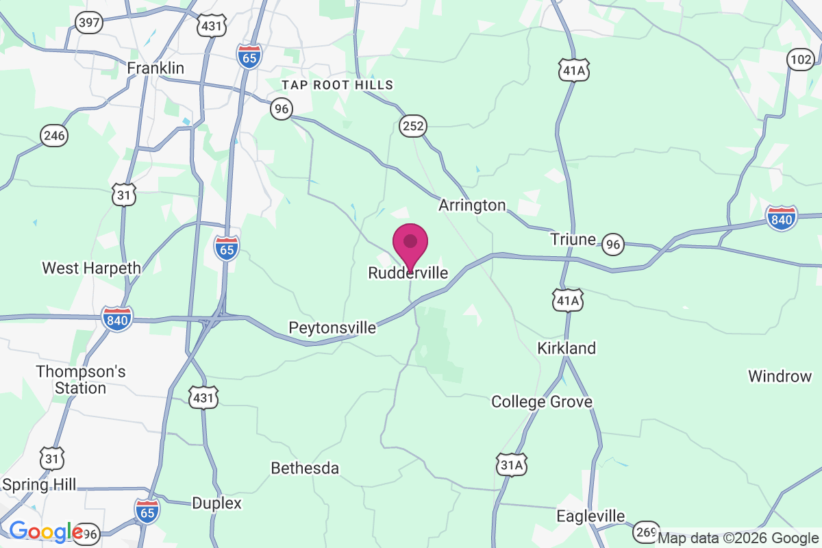 Rudderville map