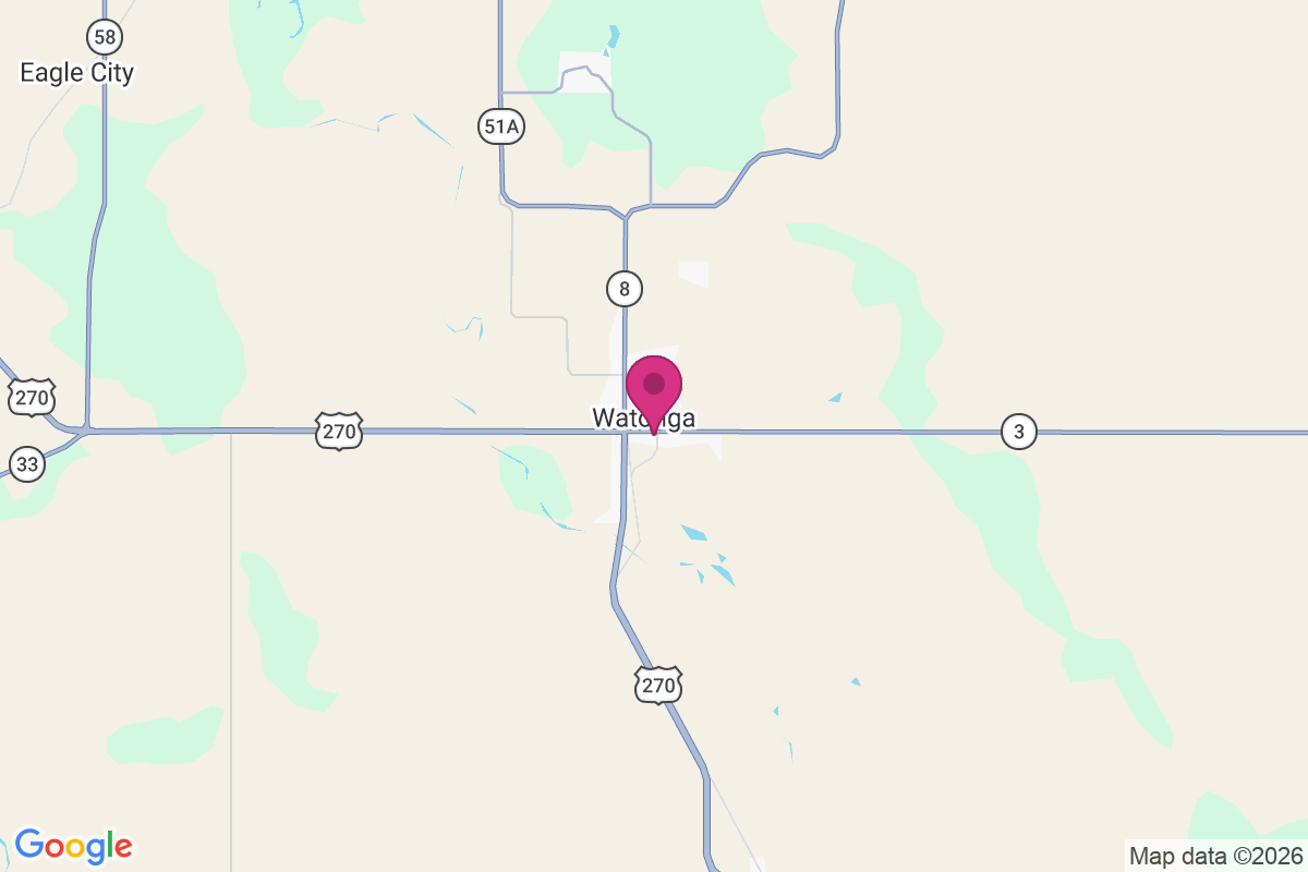 Watonga map