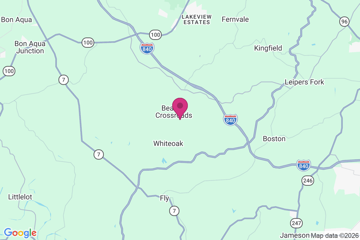 Beasley Crossroads map