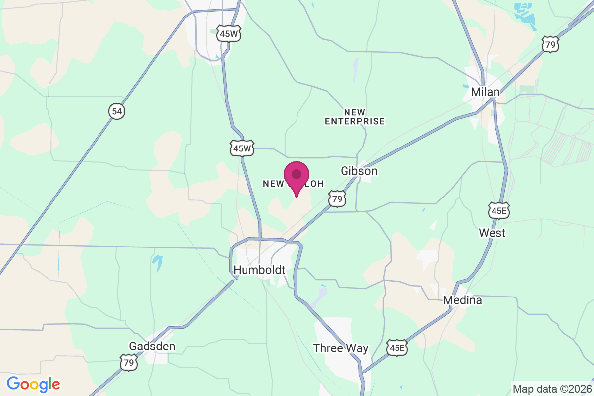 New Shiloh map