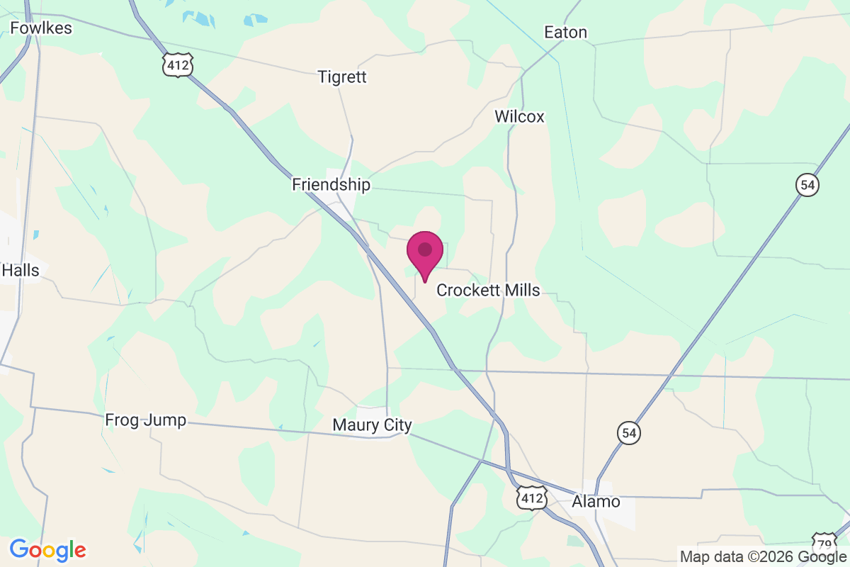 Maury Junction map