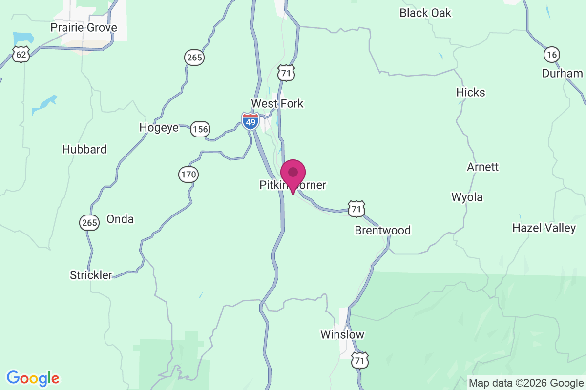 Pitkin Corner map