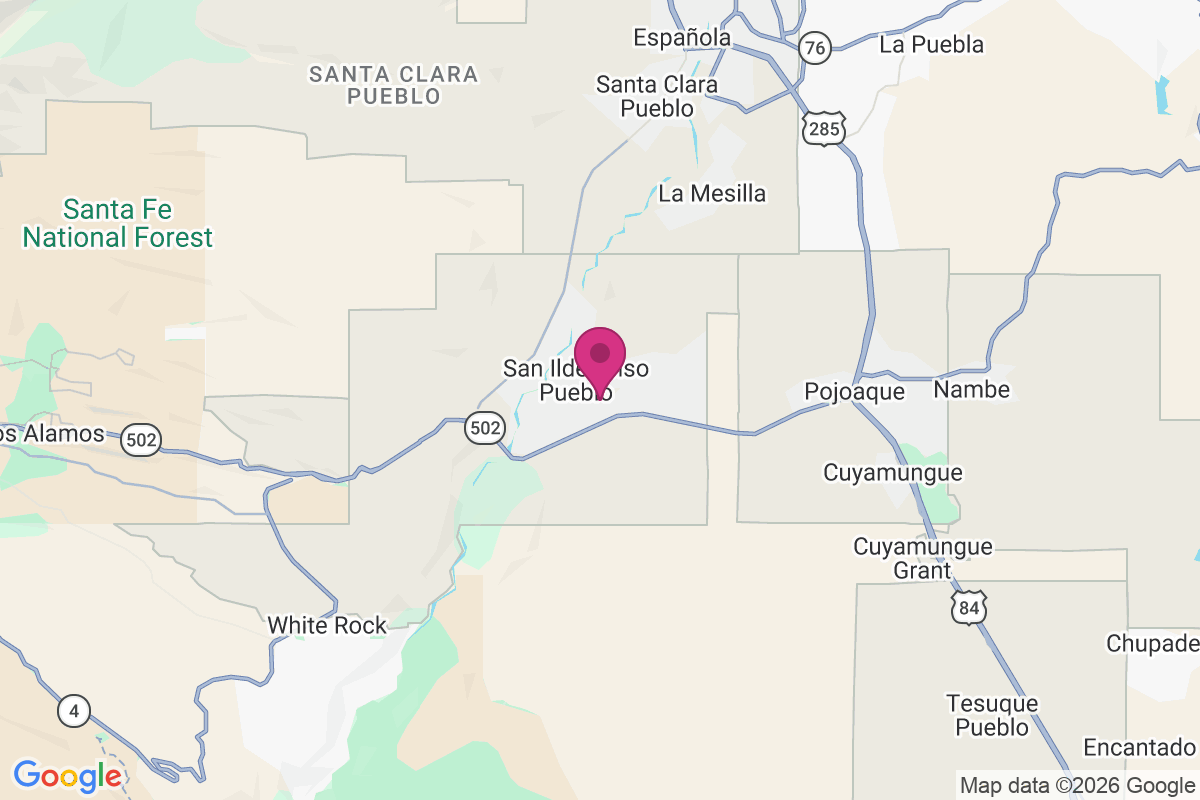 San Ildefonso Pueblo map