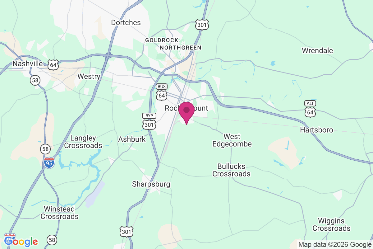 South Rocky Mount map