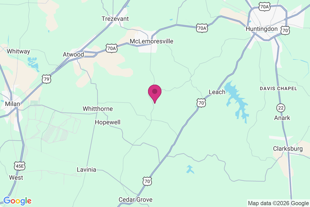 Carters Chapel map