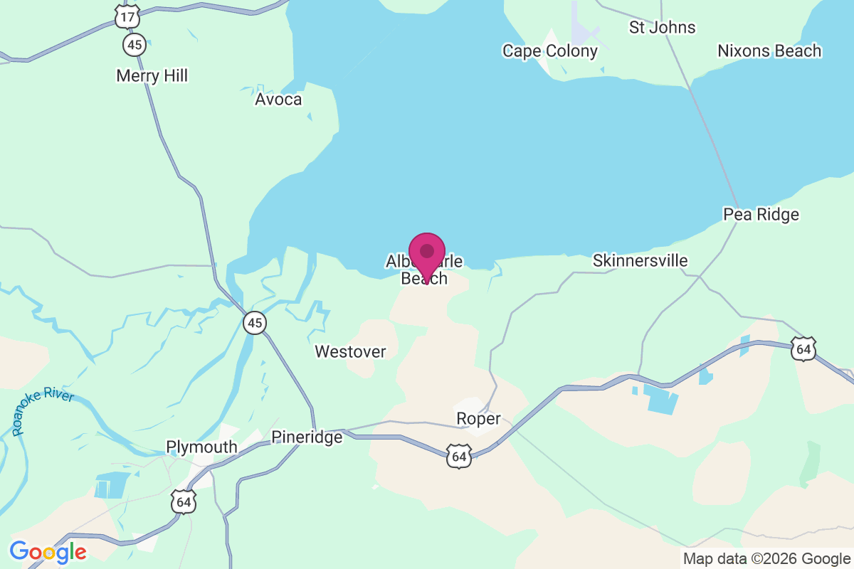 Albemarle Beach map