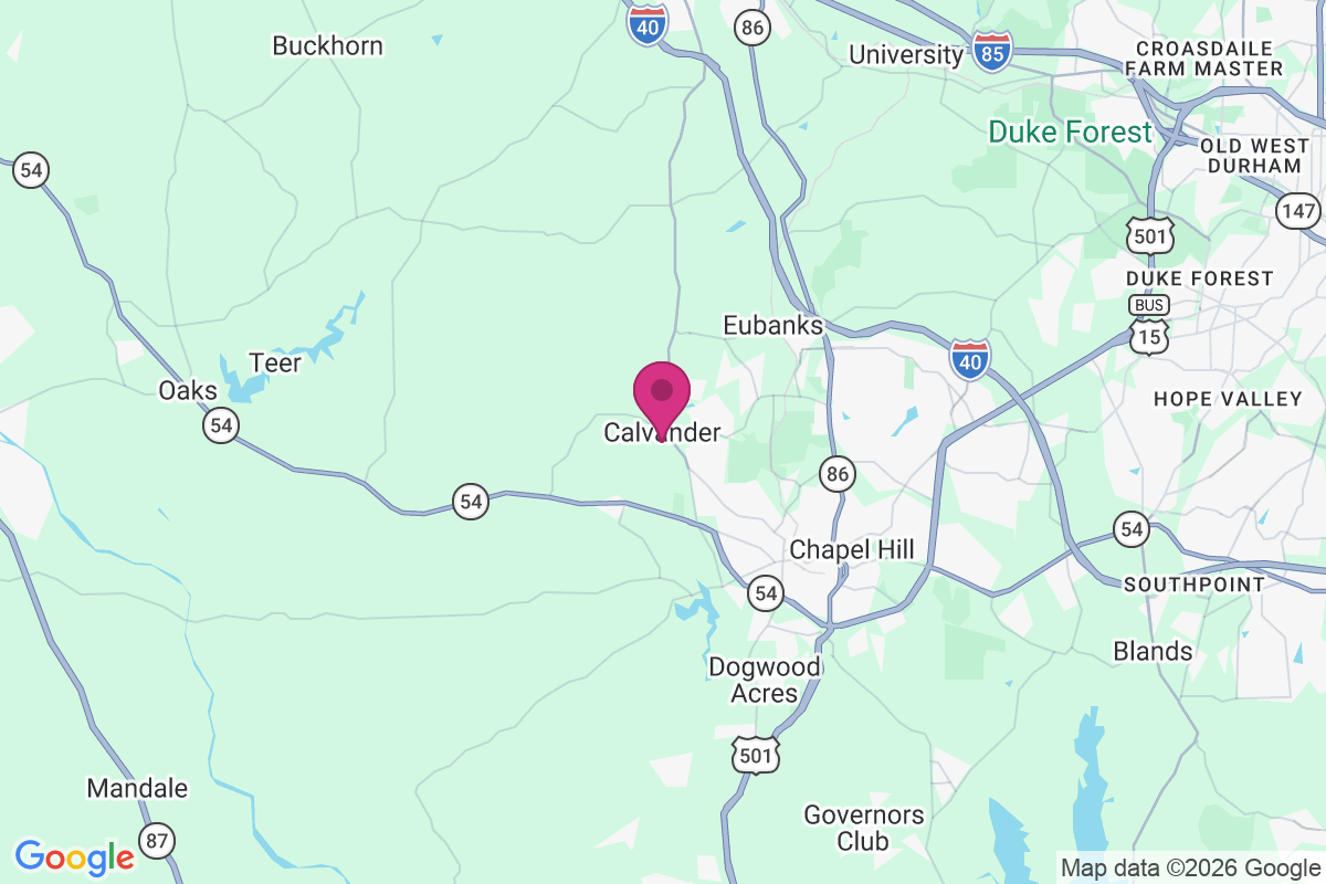 Calvander map