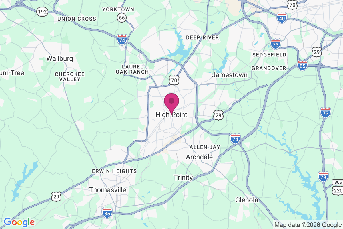 High Point map