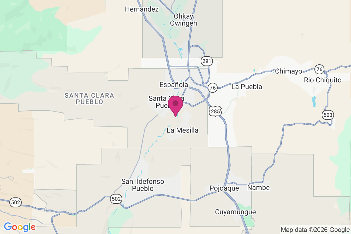 Santa Clara Pueblo map