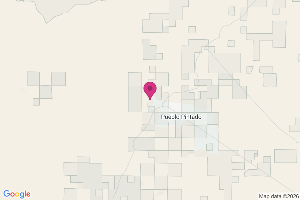 Pueblo Pintado map