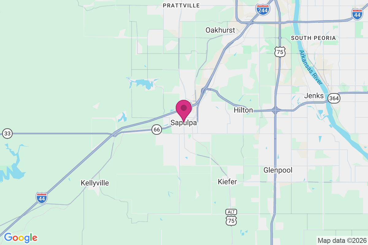 Sapulpa map