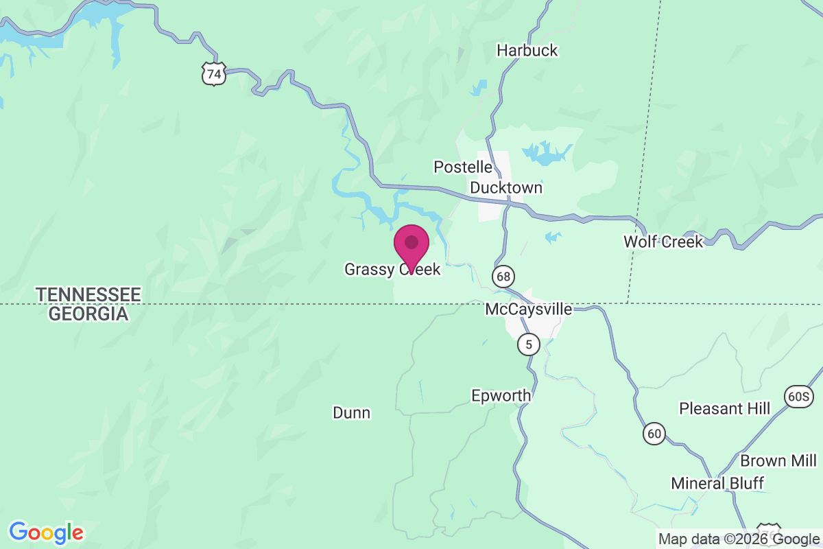 Grassy Creek map