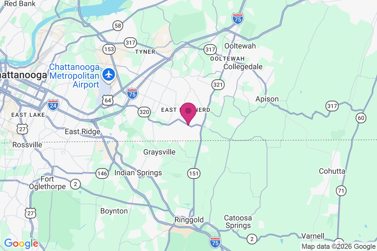 Ryall Springs map