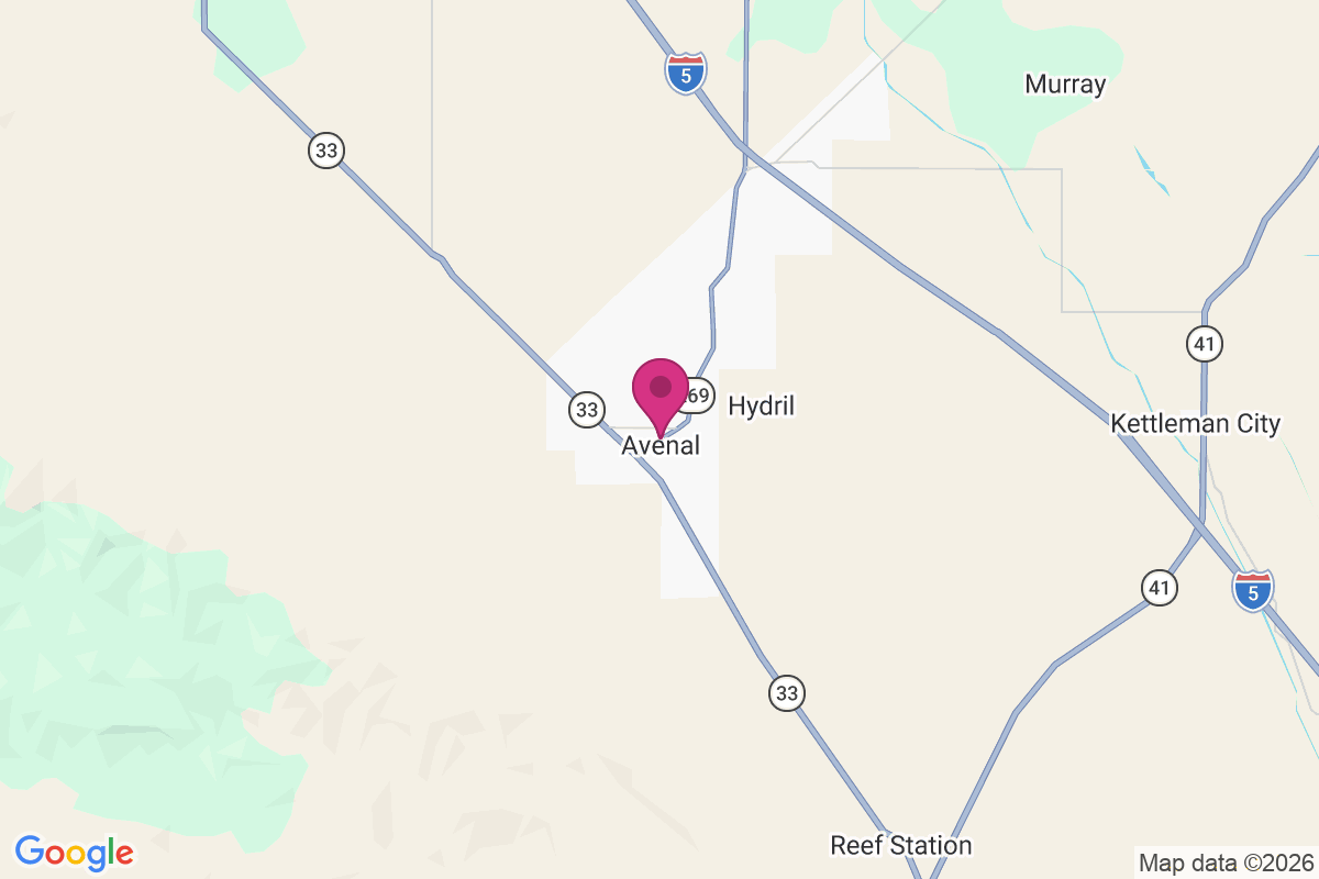 Avenal map