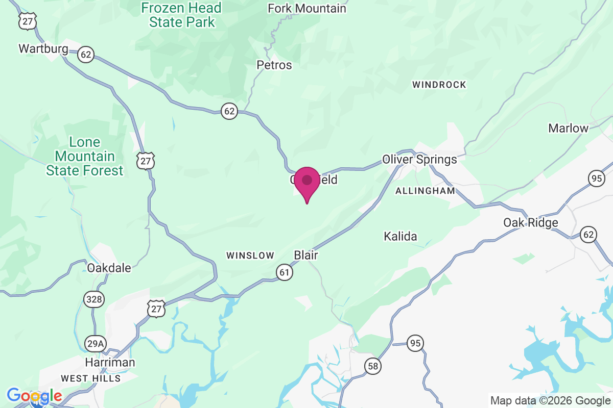 Coalfield map