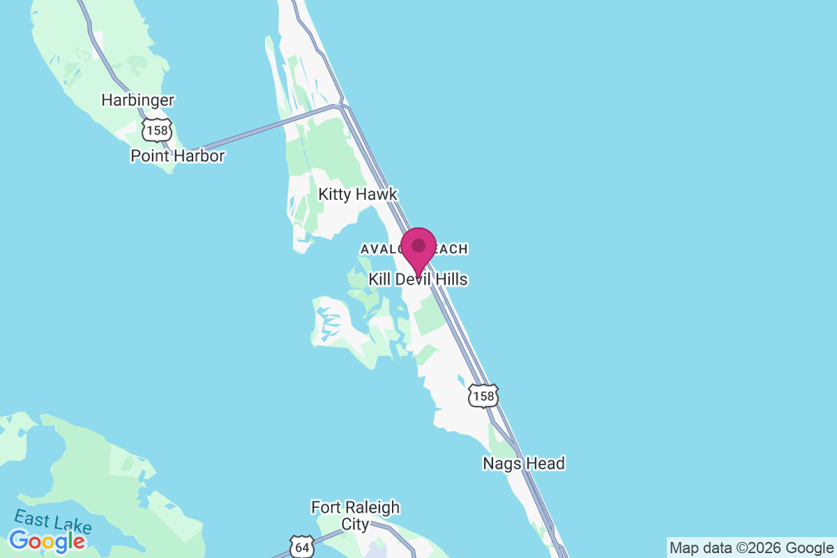 Kill Devil Hills map