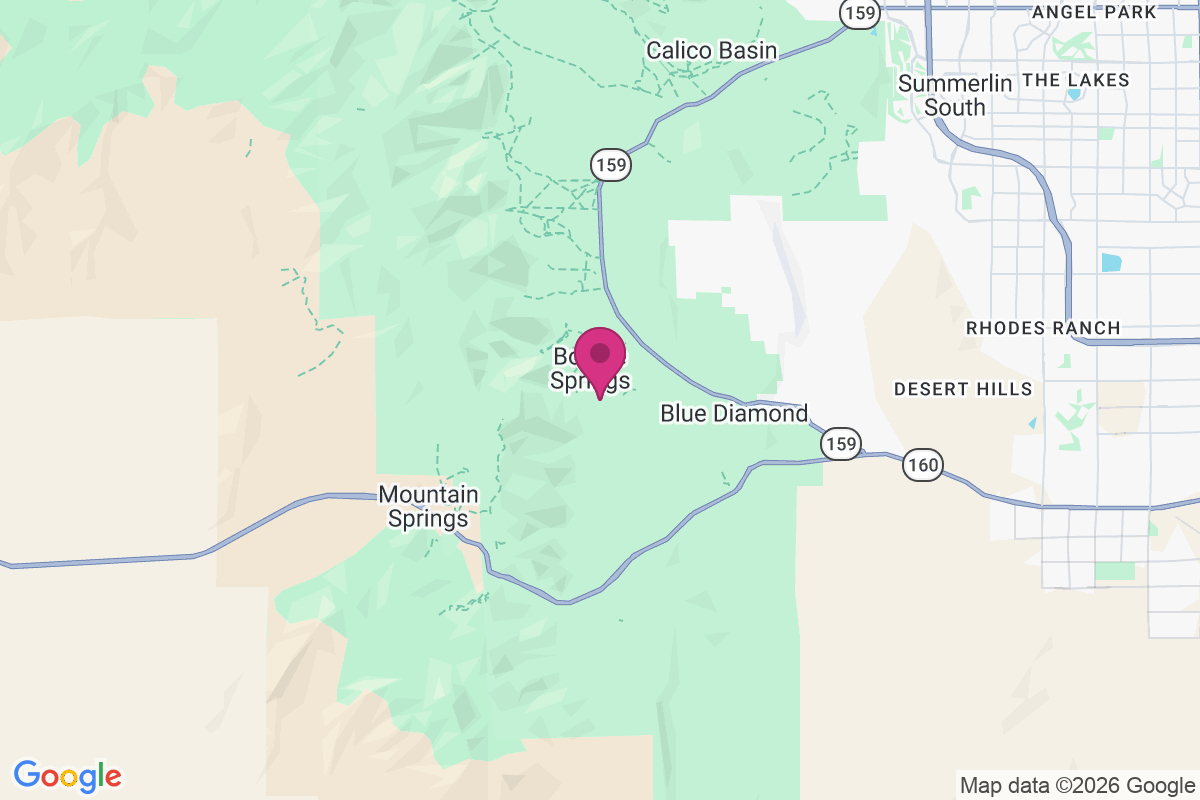 Bonnie Springs map