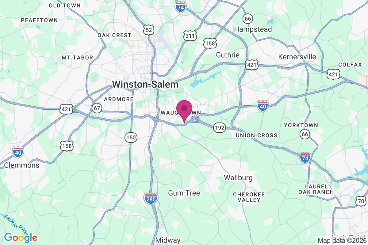 Waughtown map