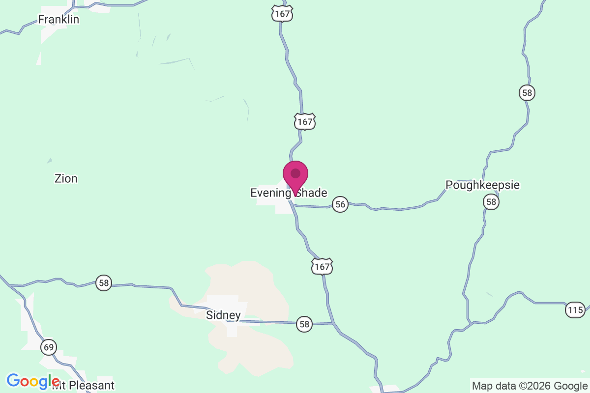 Evening Shade map