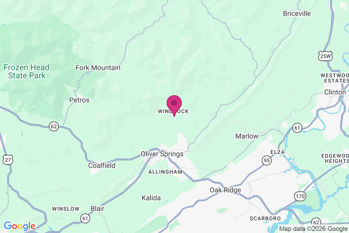 Windrock map