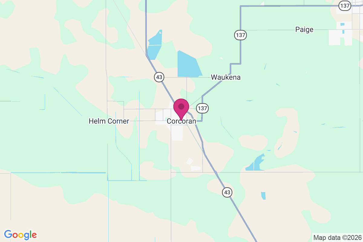 Corcoran map