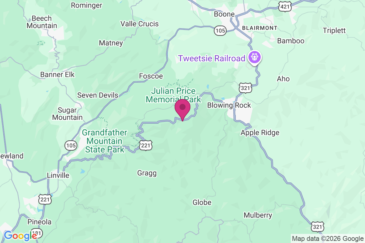 Boone Fork map