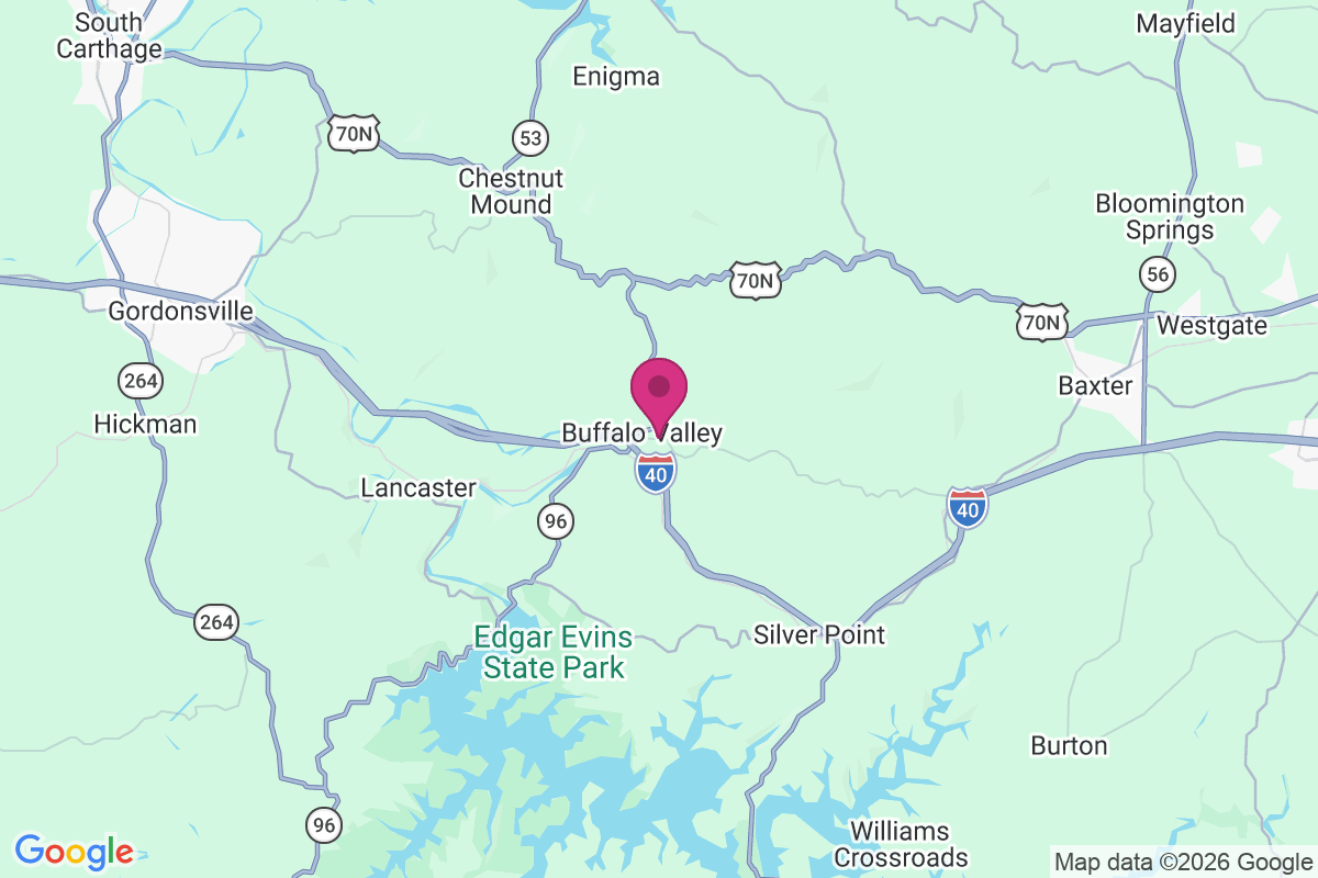 Buffalo Valley map