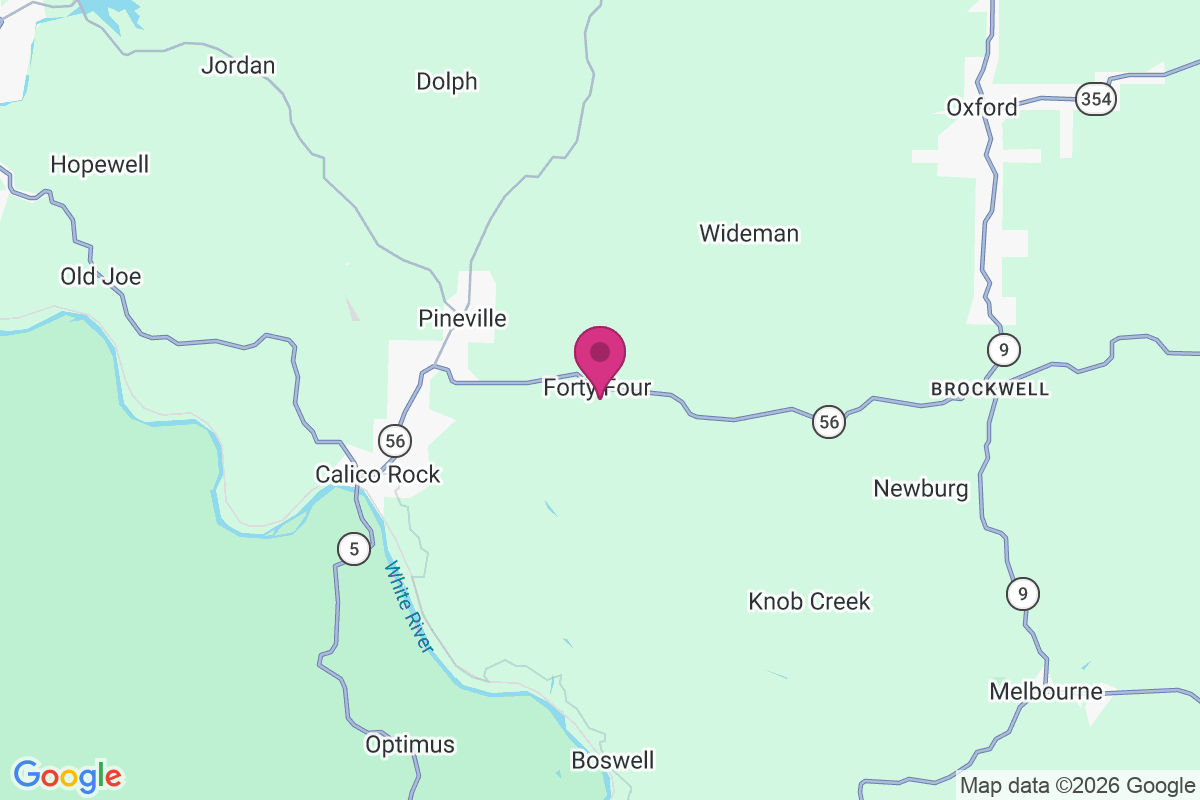 Forty Four map
