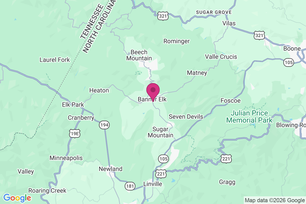 Banner Elk map