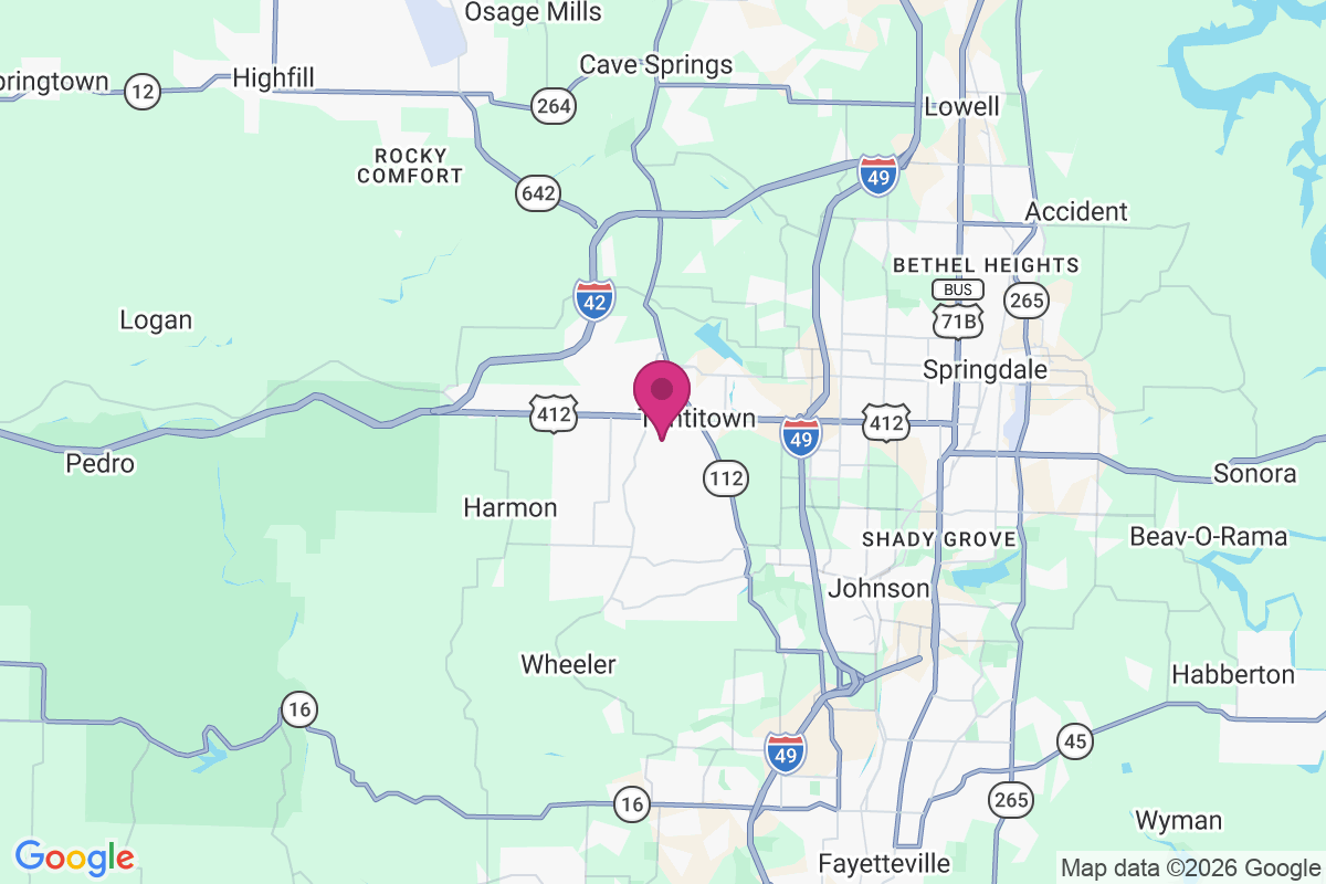 Tontitown map