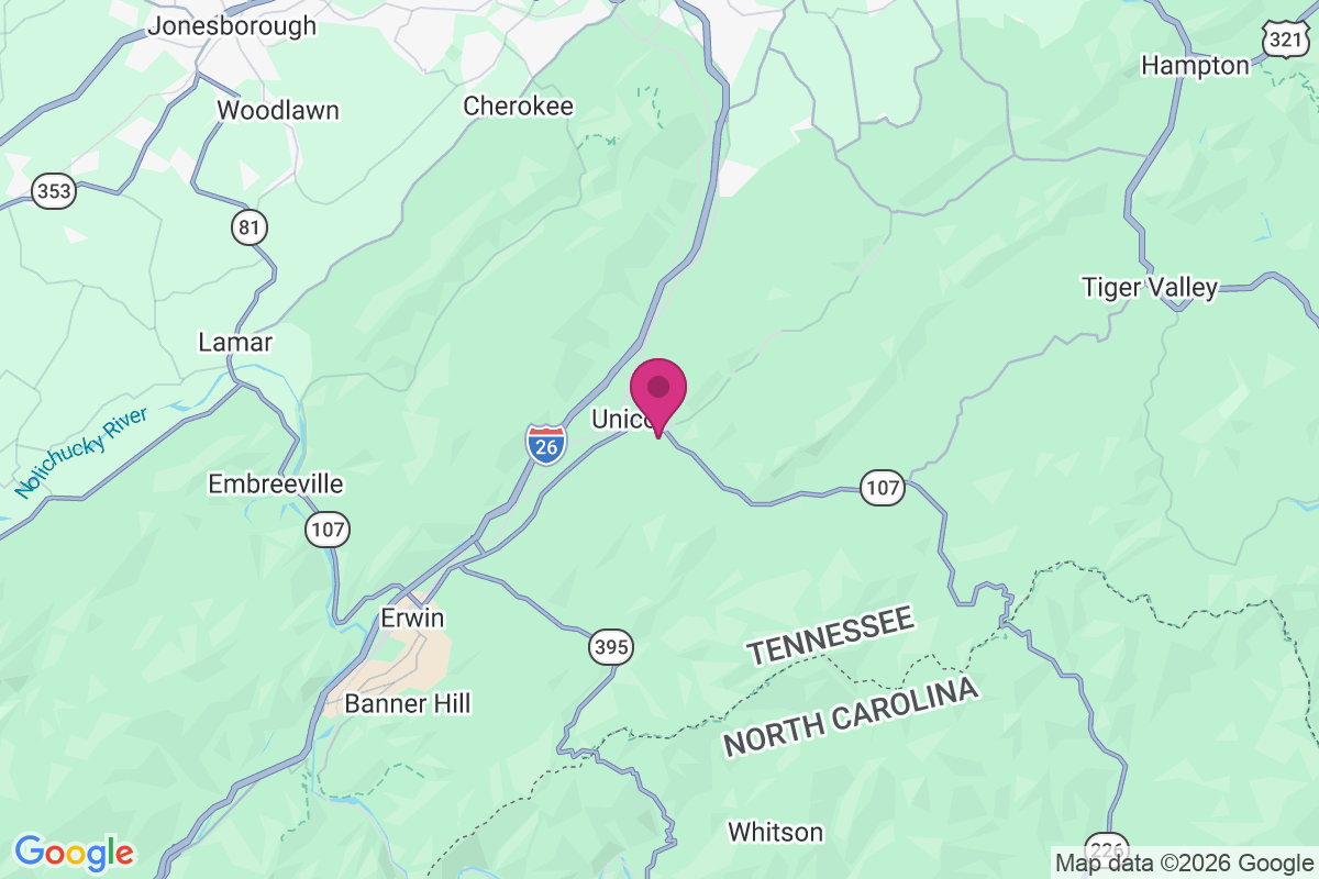 Unicoi map