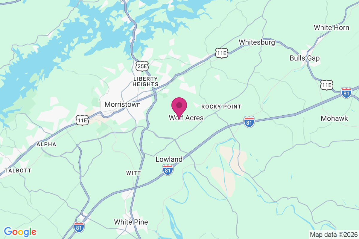 Hurley Acres map