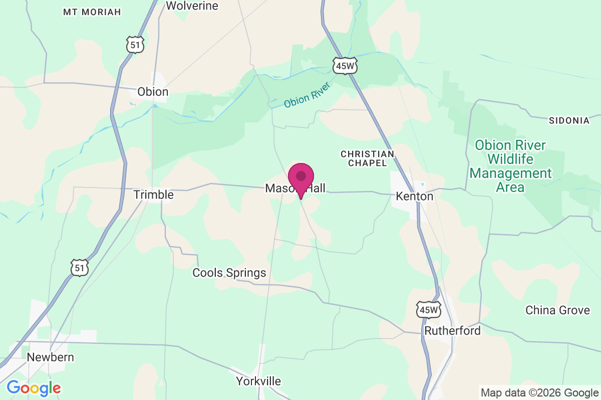 Mason Hall map