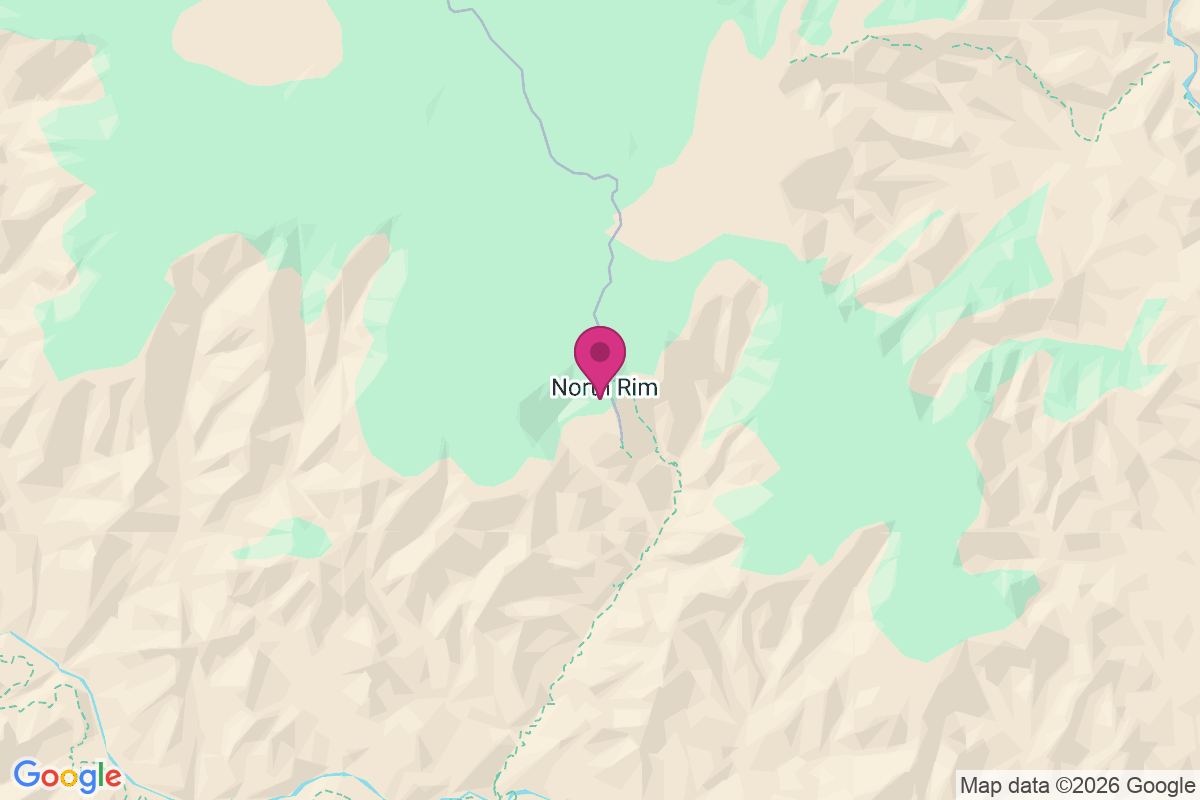 North Rim map