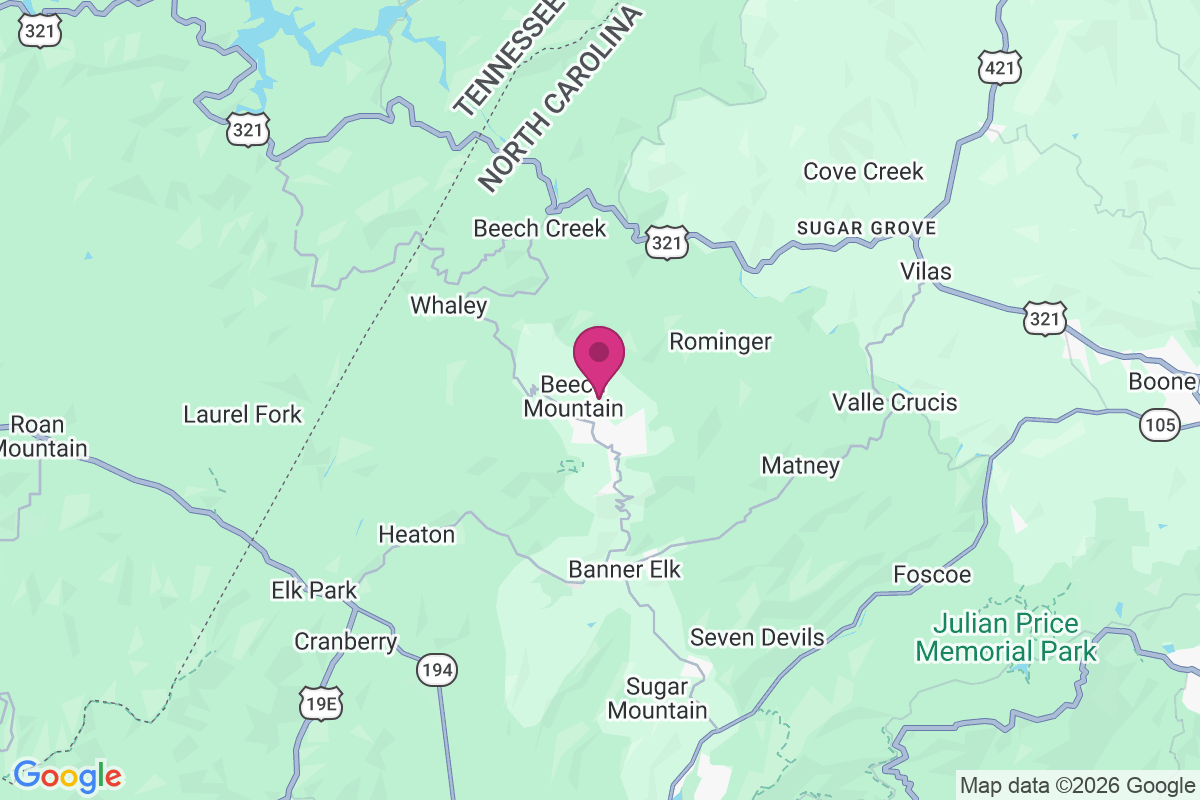 Beech Mountain map