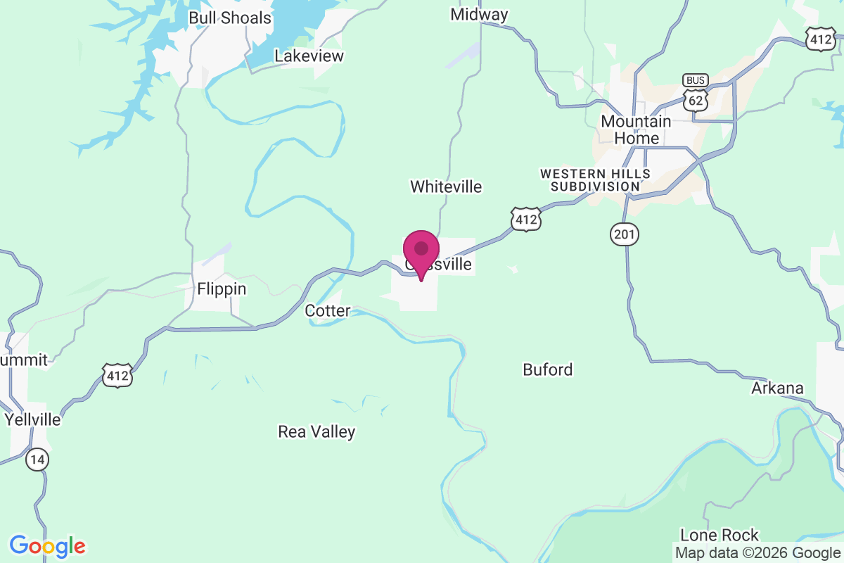 Gassville map