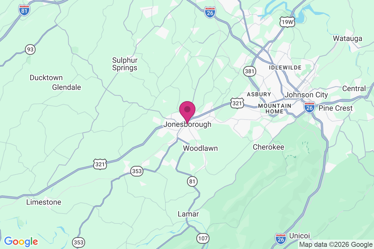 Jonesborough map