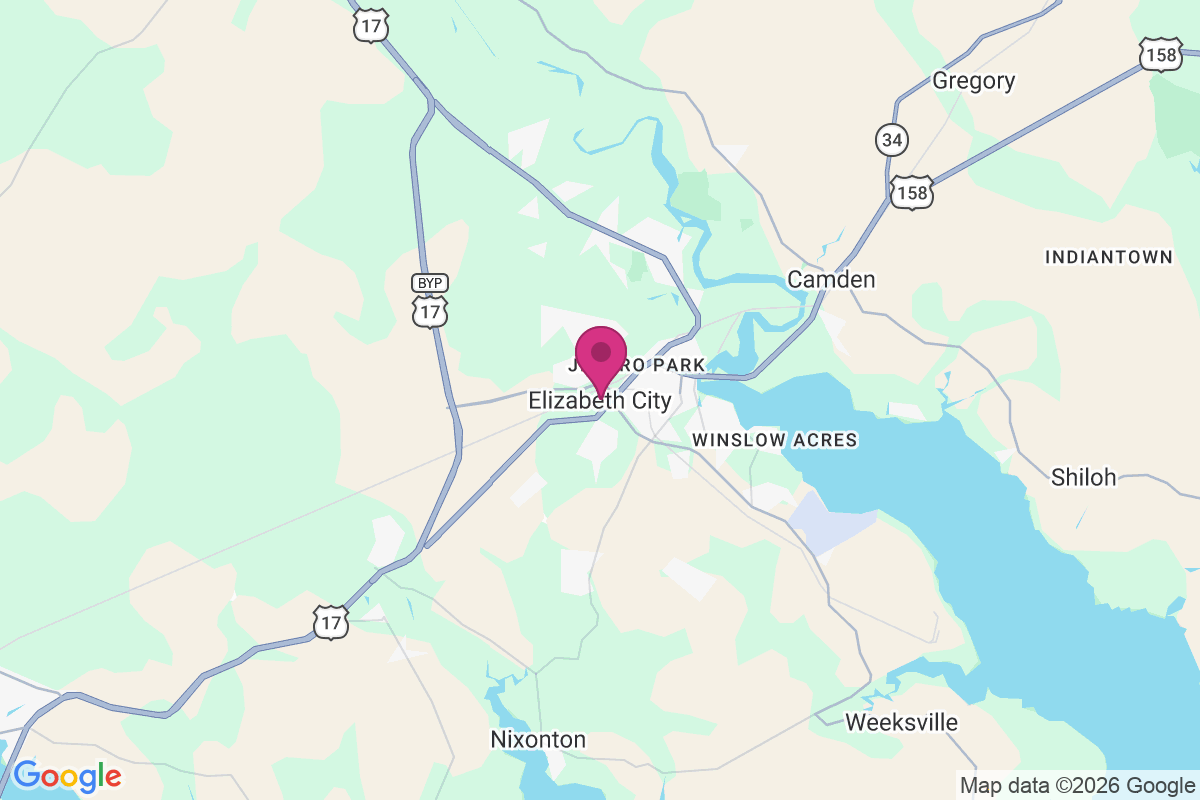 Elizabeth City map
