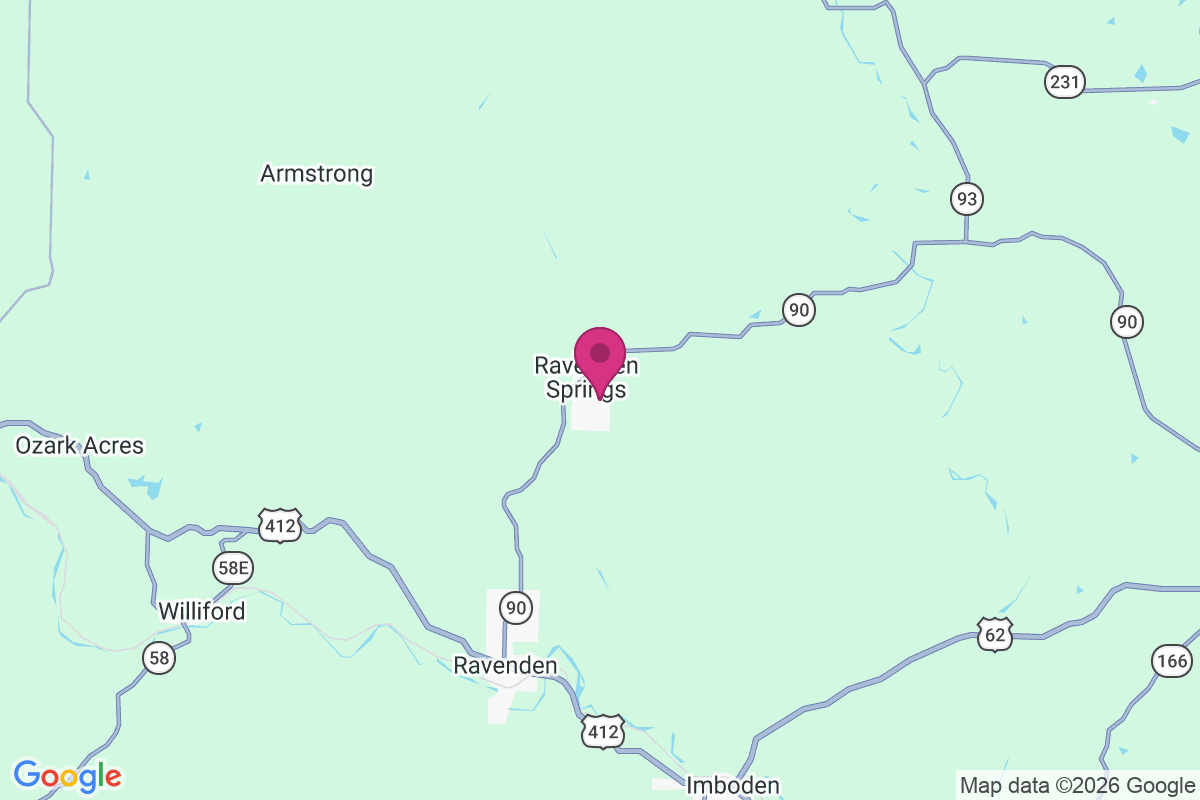 Ravenden Springs map