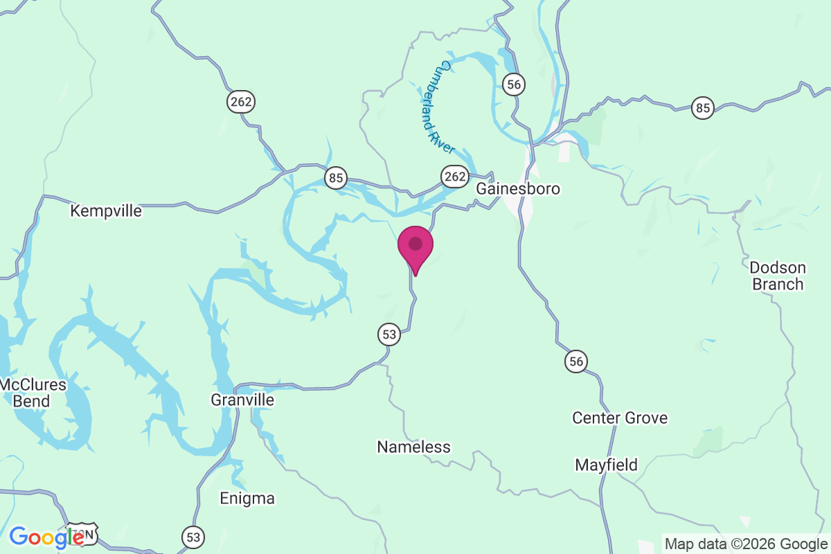 Flynns Lick map