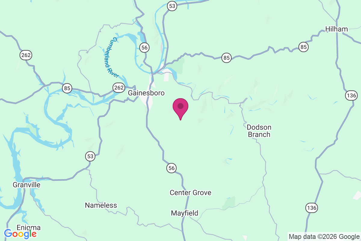 Dudney Hill map