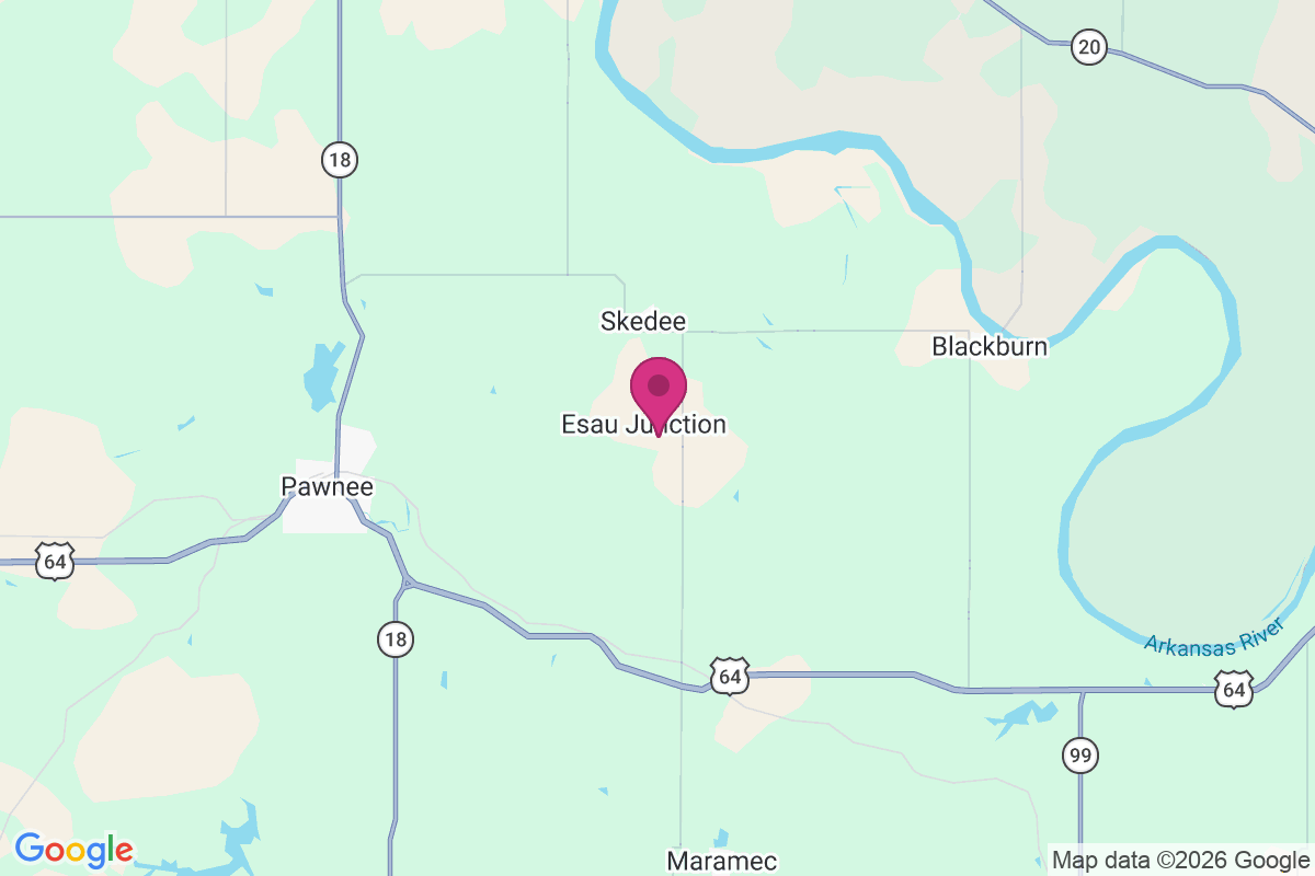 Esau Junction map