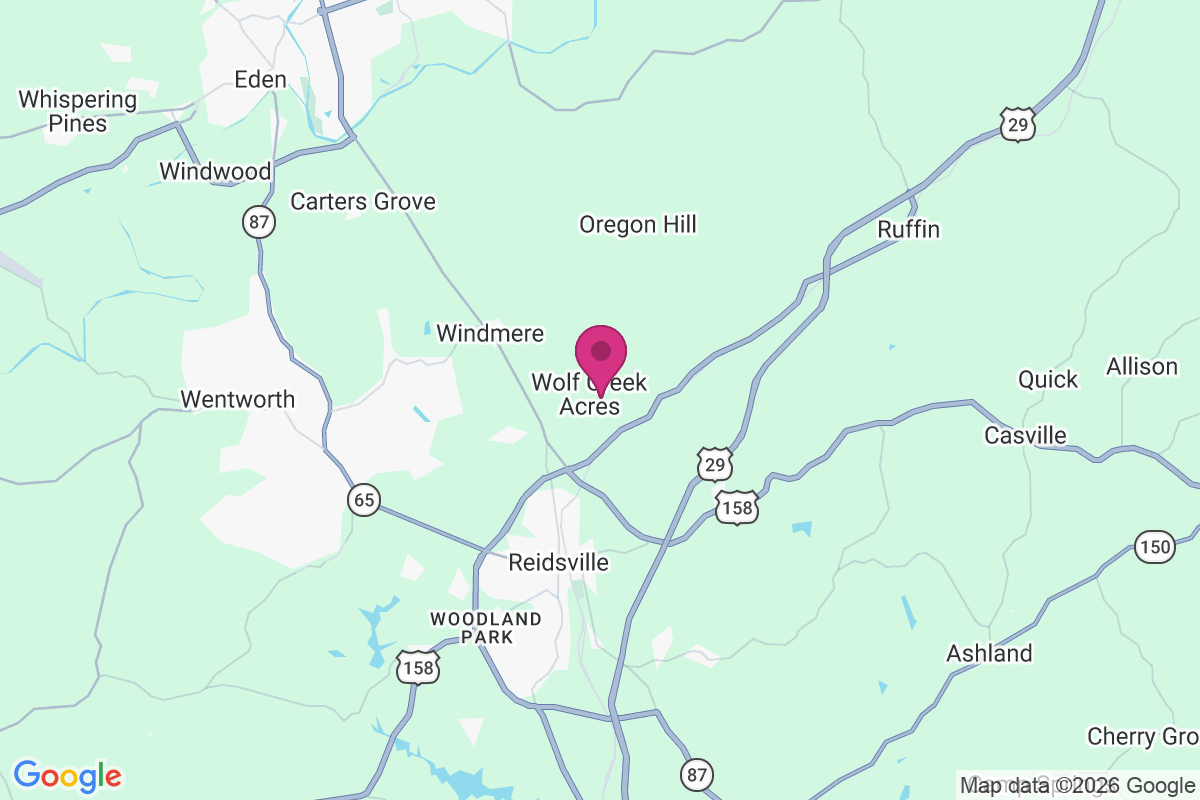 Wolf Creek Acres map