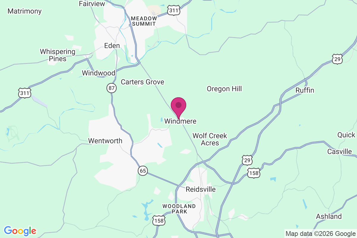 Harrisons Crossroads map