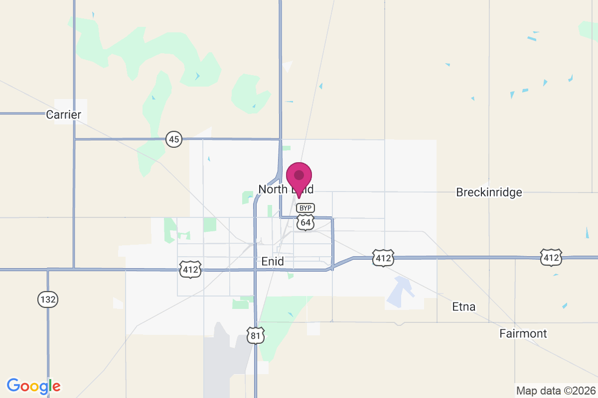 North Enid map