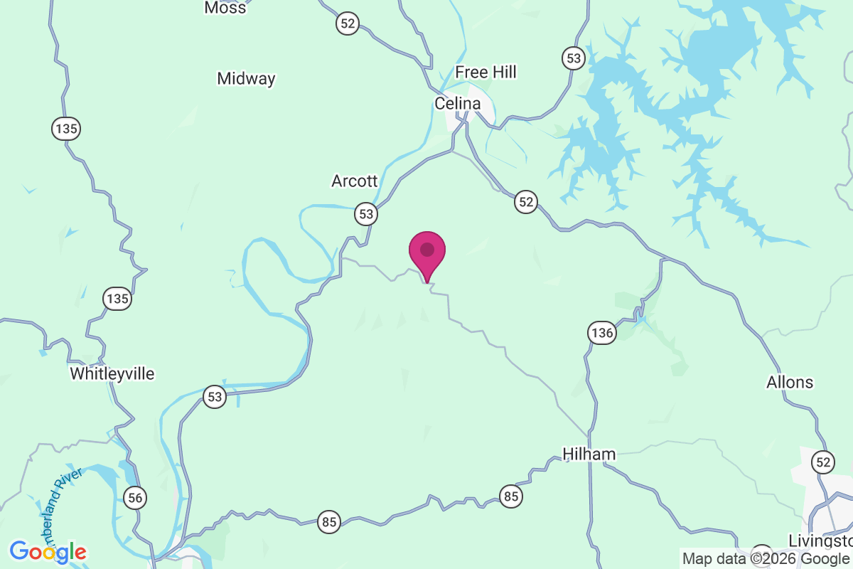 Baptist Ridge map